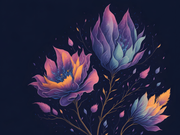 Download Abstract Botanical Art Illustration 2 - Premium Resources