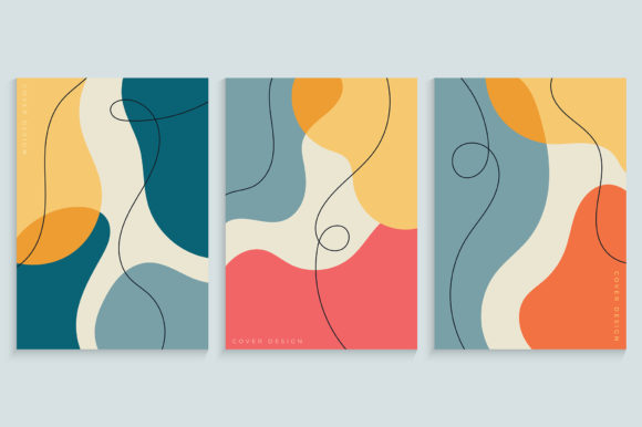 Download Organic Background with Colorful Shapes - Colorful shapes Collection