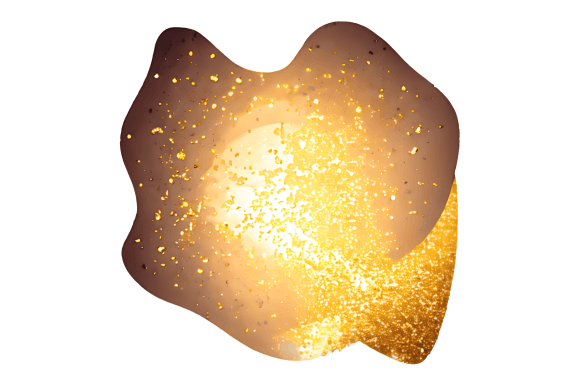 Download Irregular Golden Shape - Irregular Collection