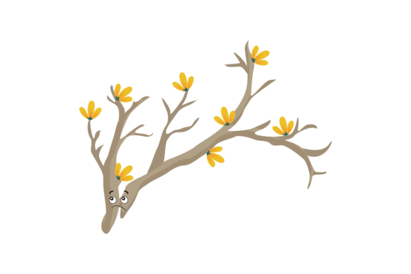 Download Spring Kawaii Cute Flower Branch - Branch Collection